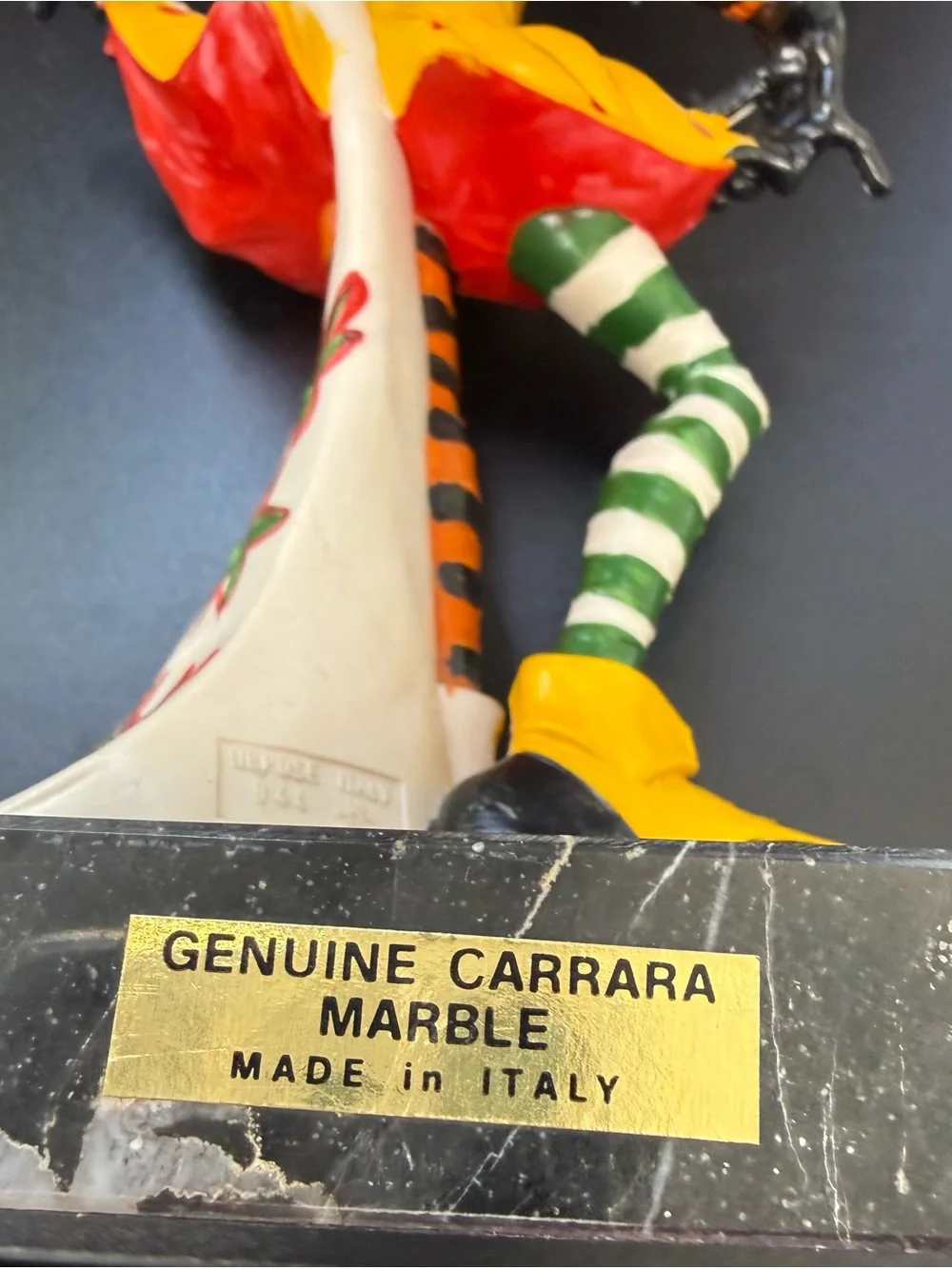 Vintage Fontanini Depose Italy Girl Clown Figurine Decorative Statue Home Accent